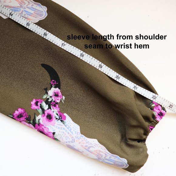 Altar'd State Bull Head Floral Summer Tunic Dress - Picture 13 of 16